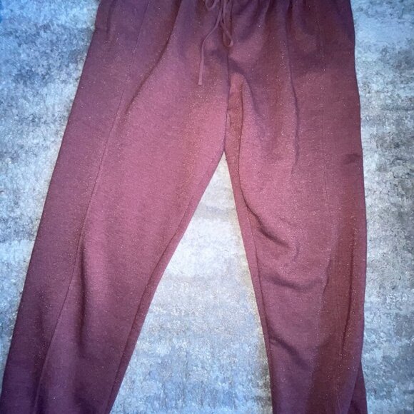 Daily Practice by Anthropologie Sparkle Joggers — NWT, Size XS (Rose) - Picture 8 of 9